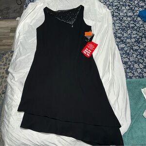 Elegant Black Sleeveless Dress